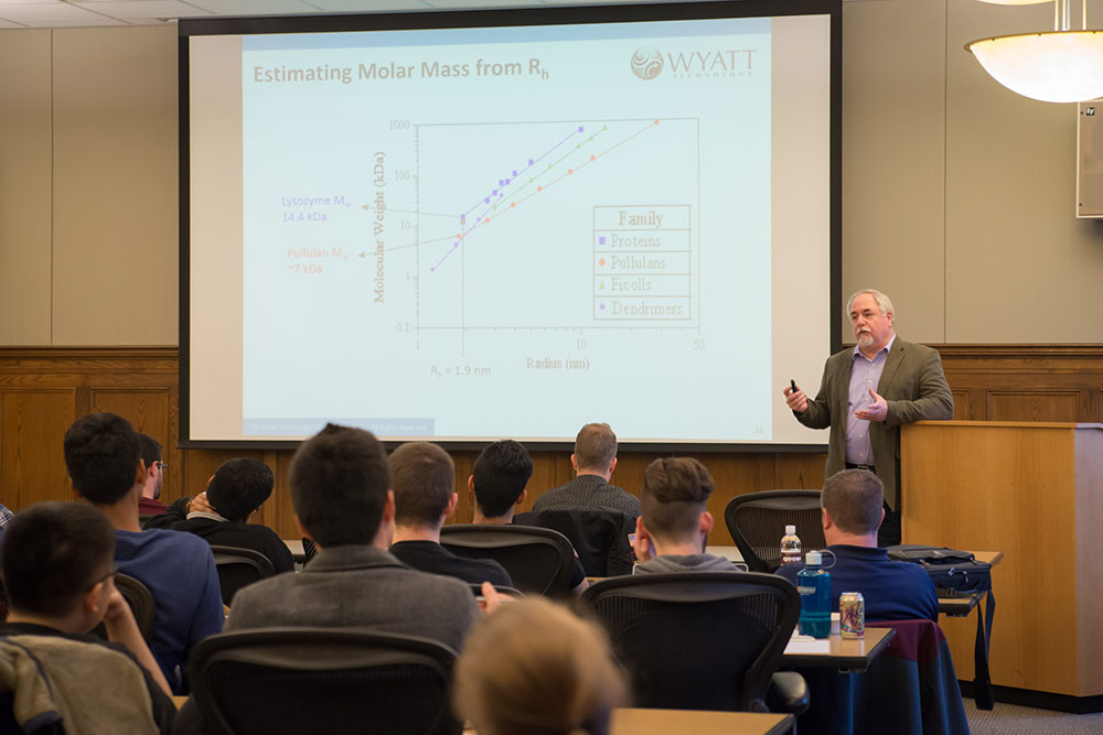 Wyatt Presents Polymer Characterization Seminar Hosted by the University of Minnesota