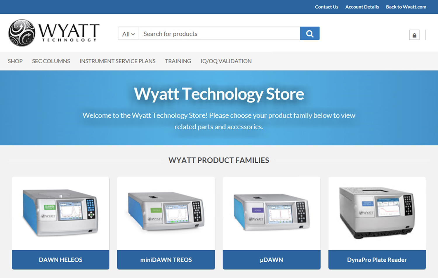 Introducing the Wyatt Technology Store