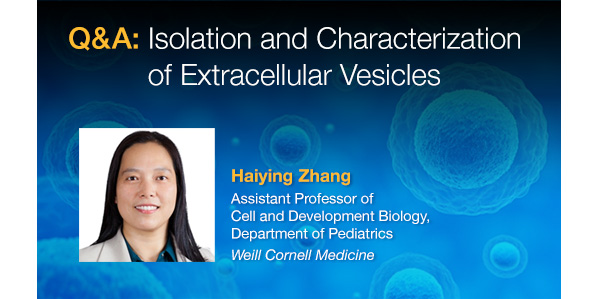 Zhang Q&A: Isolation and Characterization of Extracellular Vesicles