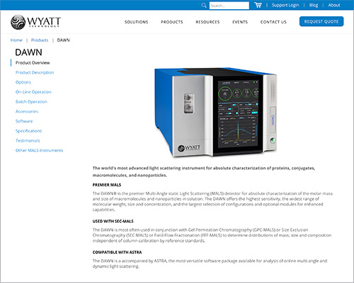 Wyatt Technology Launches New Website